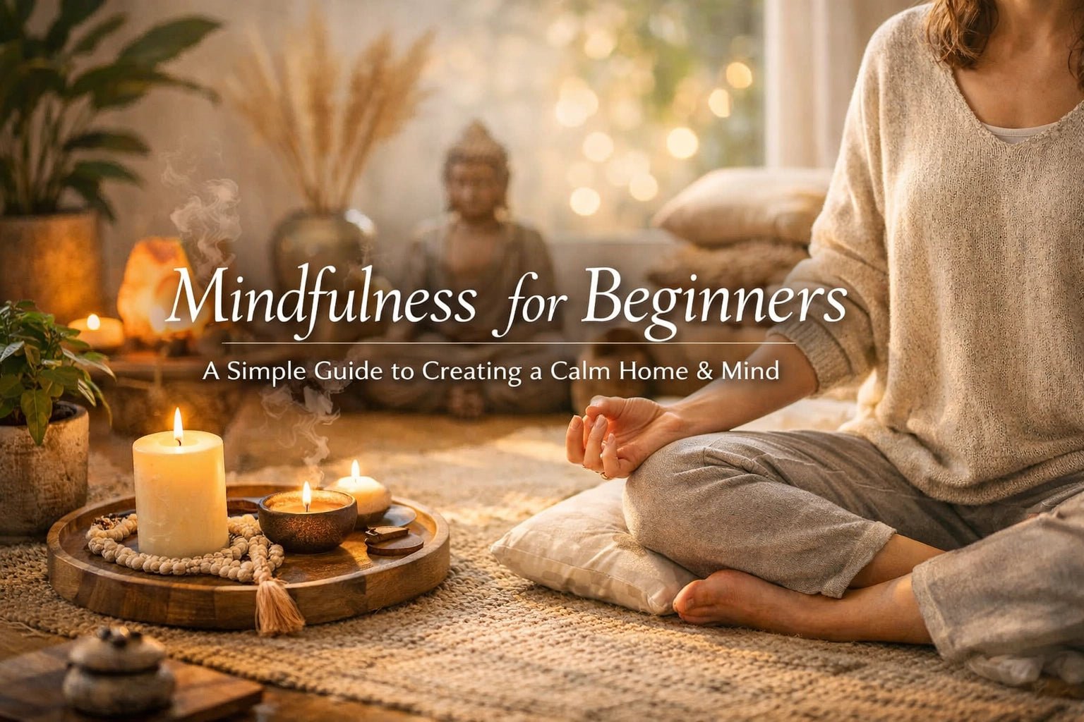 Mindfulness for Beginners: A Simple Guide to Creating a Calm Home & Mind - Dharma's Emporium