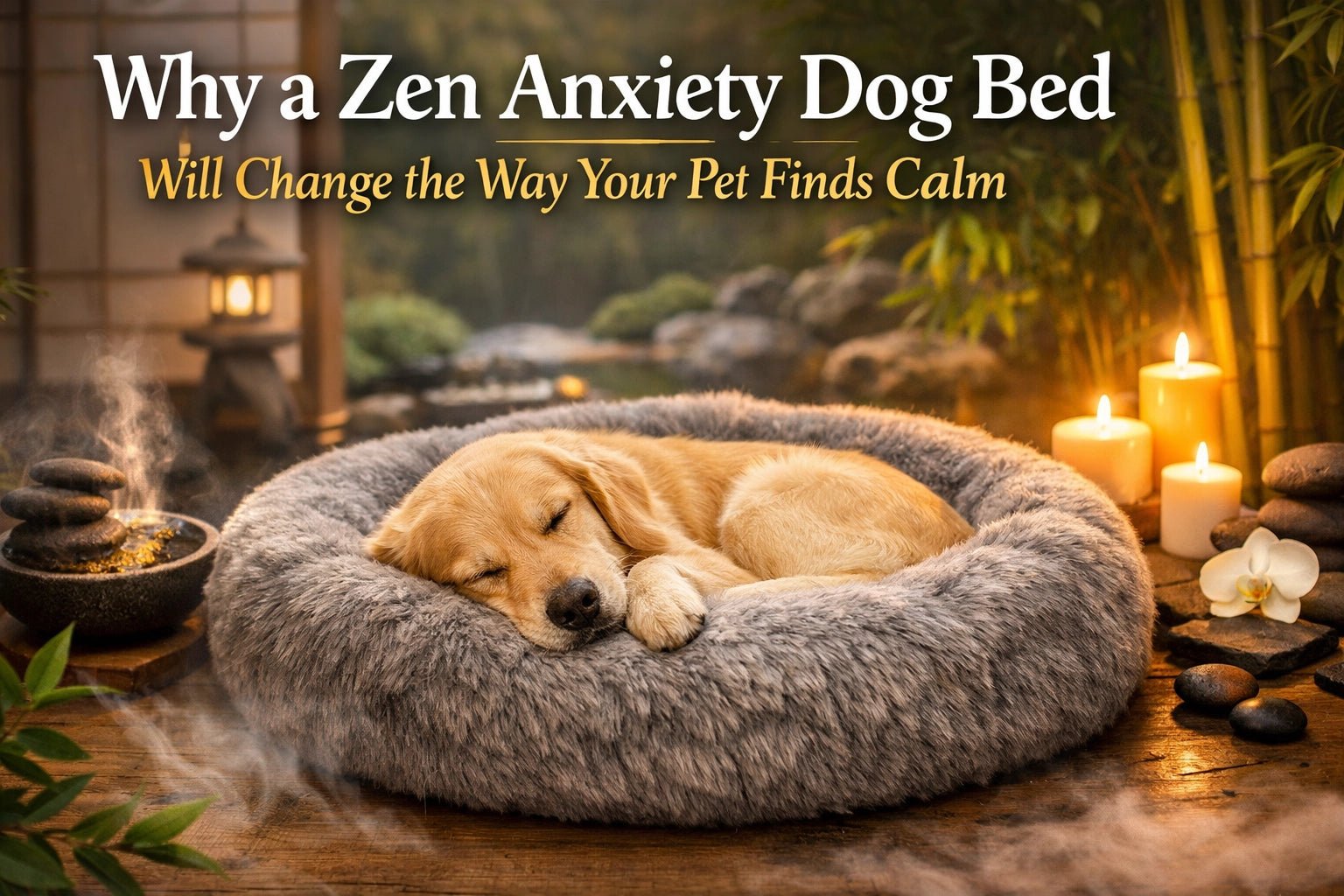 Why a Zen Anxiety Dog Bed Will Change the Way Your Pet Finds Calm - Dharma’s Emporium | Meditation Cushions & Zen Pet Essentials